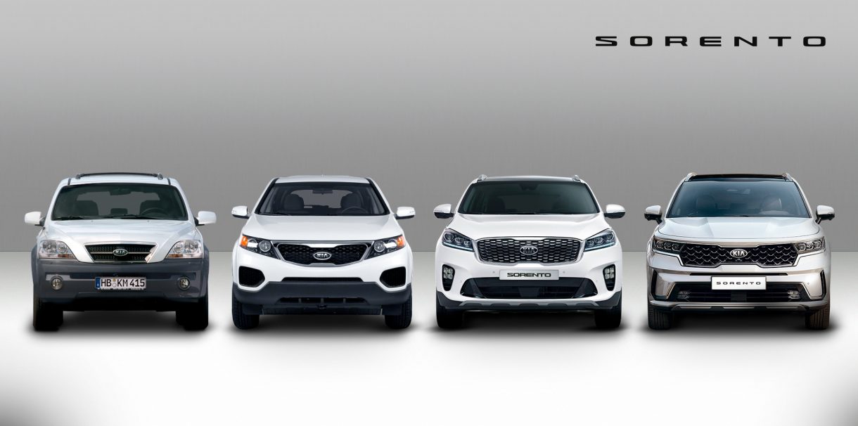 기아 쏘렌토 세대를 거듭한 진화의 역사
