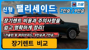 팰리세이드 장기렌트