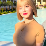 DJ소다 누드톤 착시 패션
