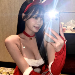 우수한 치어리더 산타걸 룩