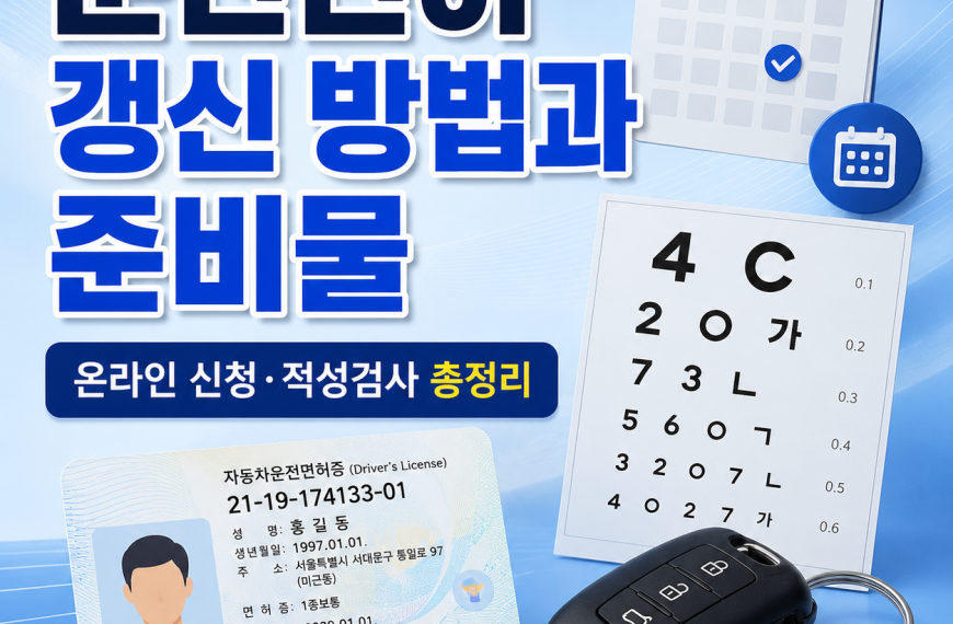 운전면허 갱신