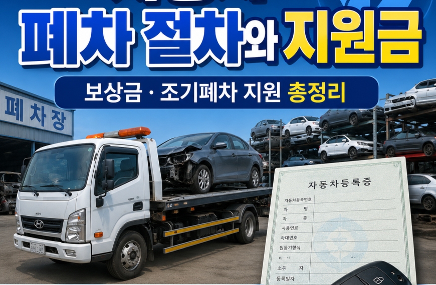 자동차 폐차 절차