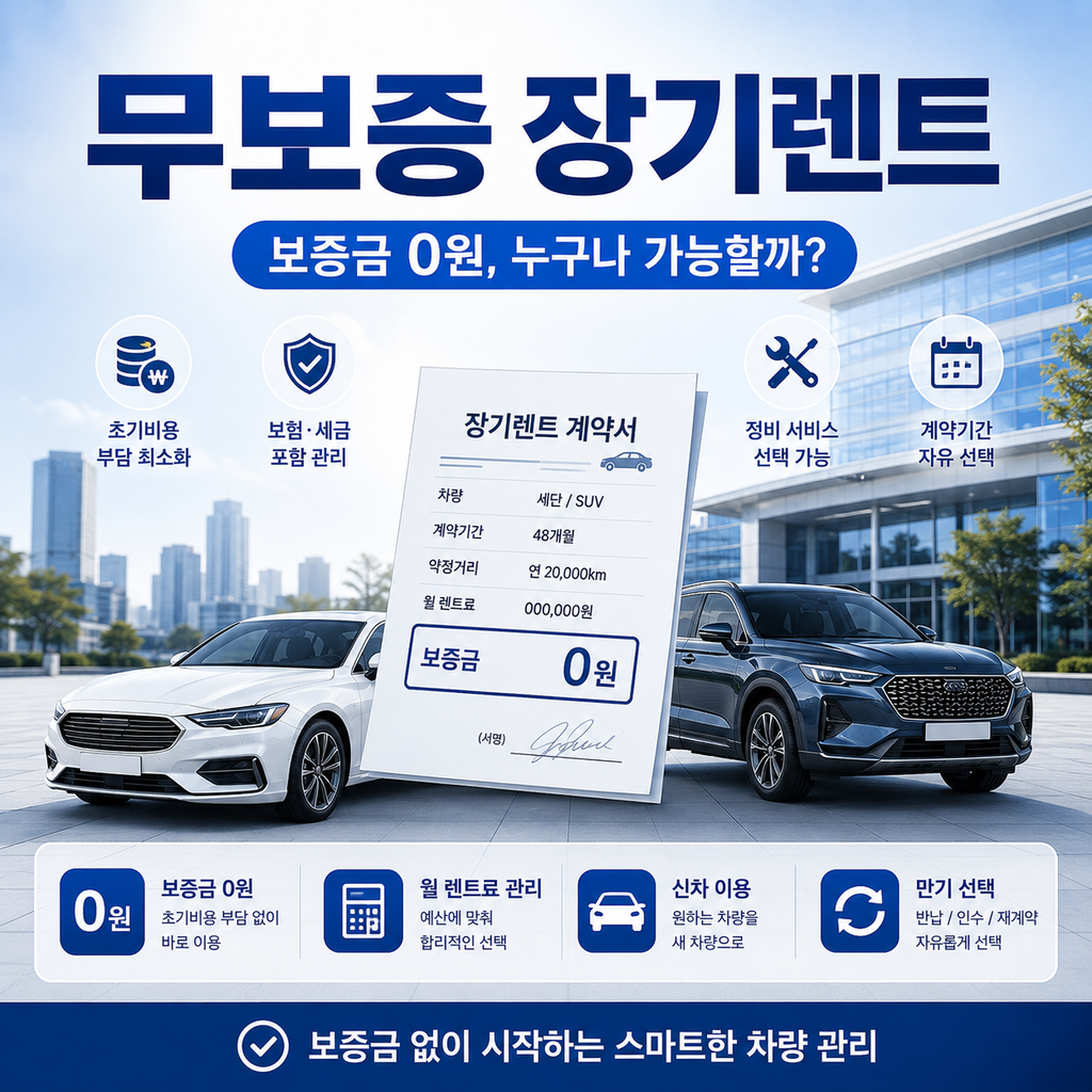 무보증 장기렌트