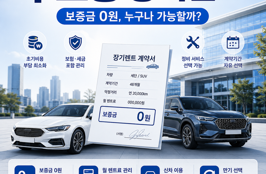 무보증 장기렌트