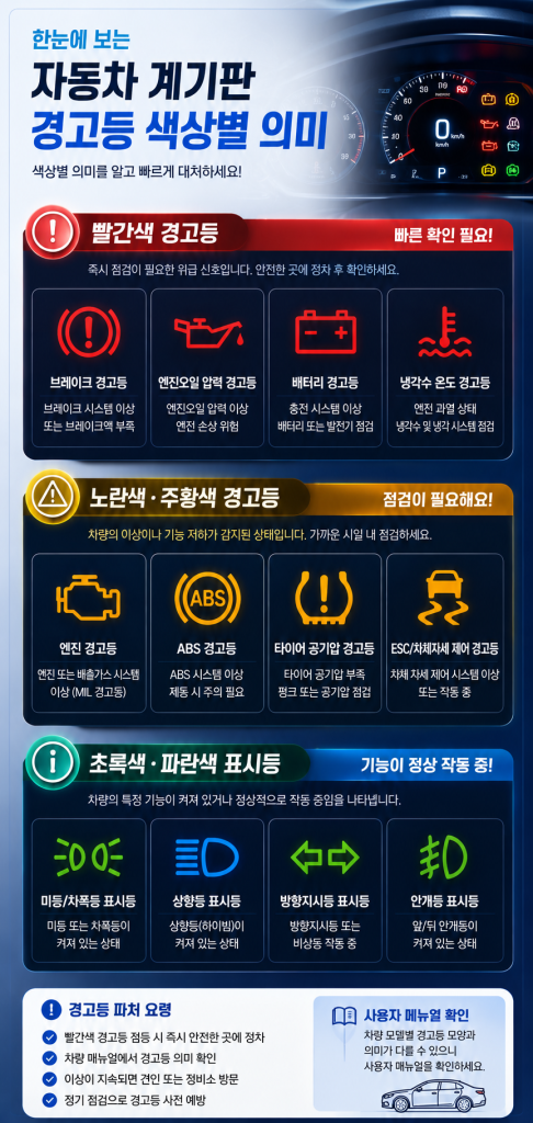 자동차 경고등 종류 1