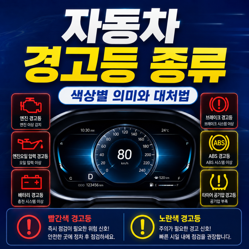 자동차 경고등 종류