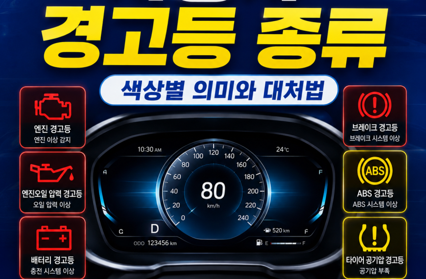 자동차 경고등 종류
