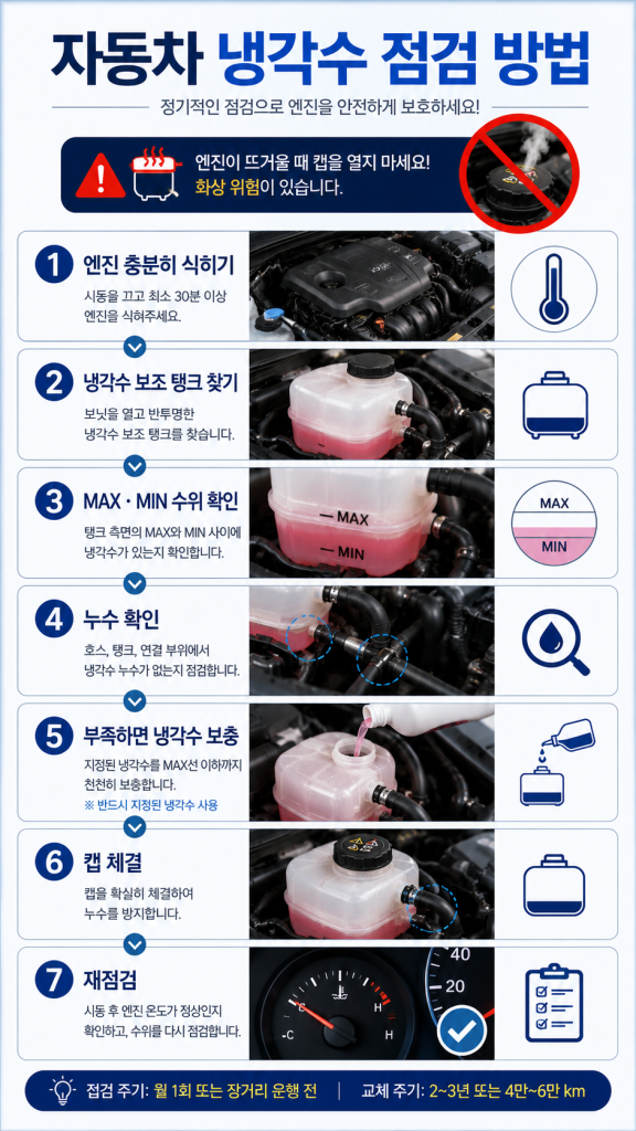 자동차 냉각수 점검 방법 1