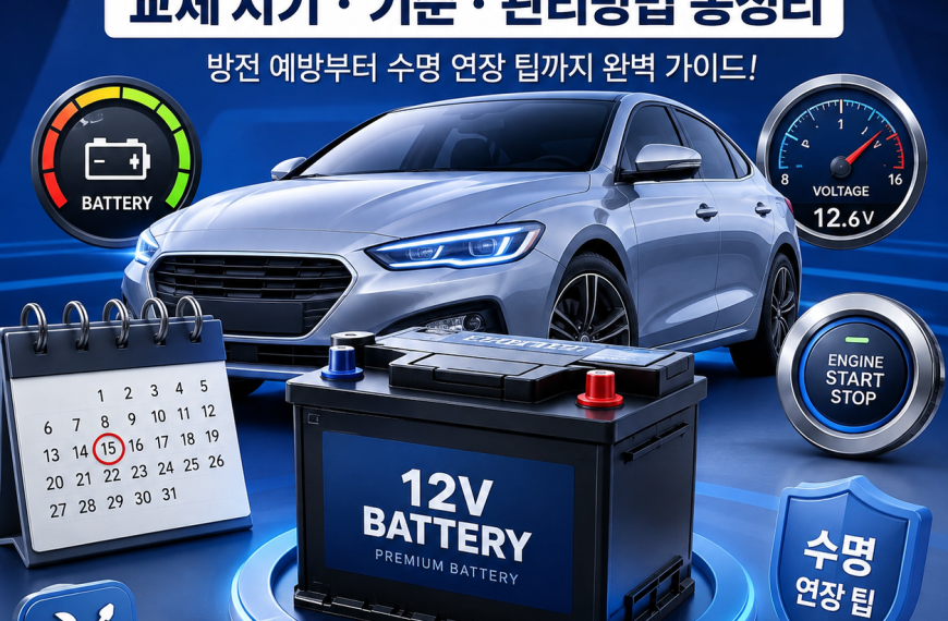 자동차 배터리 교체 시기