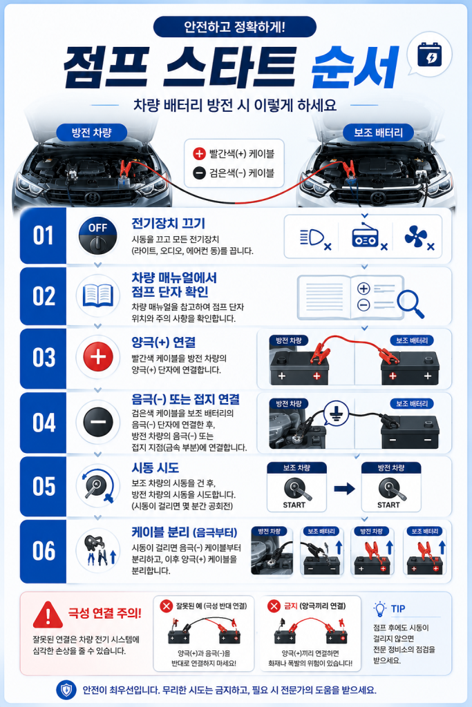자동차 배터리 방전 대처법 1