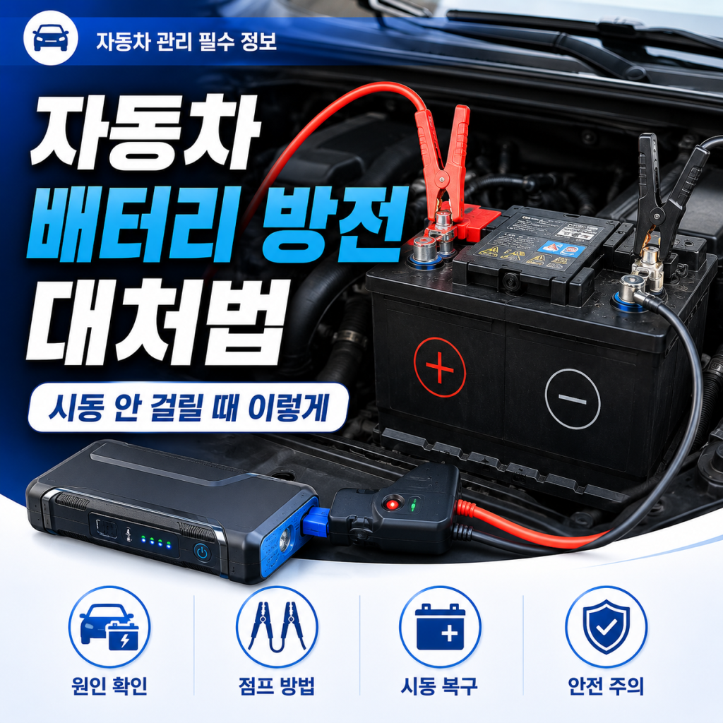 자동차 배터리 방전 대처법