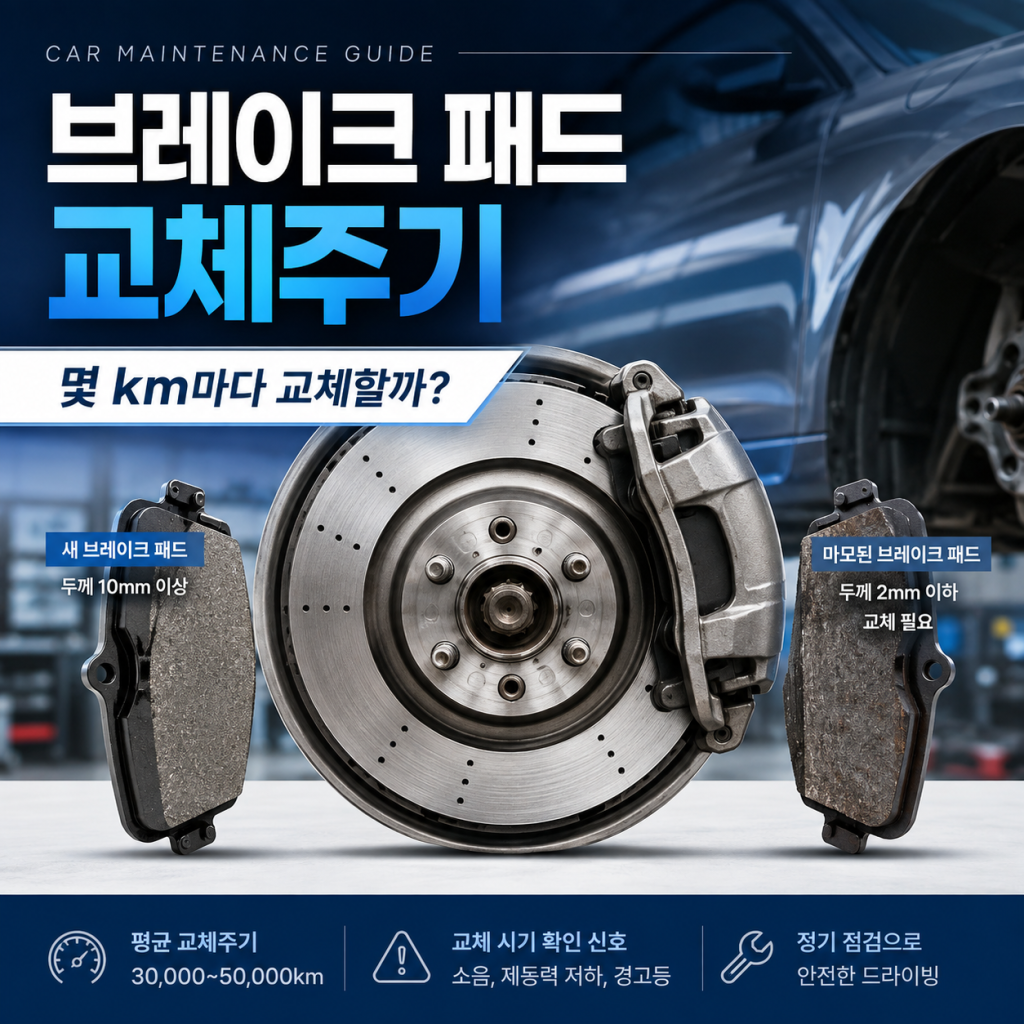 자동차 브레이크 패드 교체주기