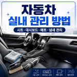 자동차 실내 관리 방법