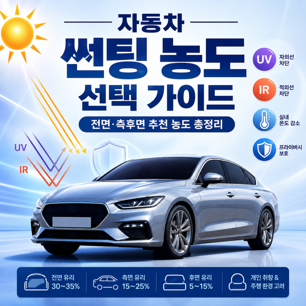 자동차 썬팅 농도