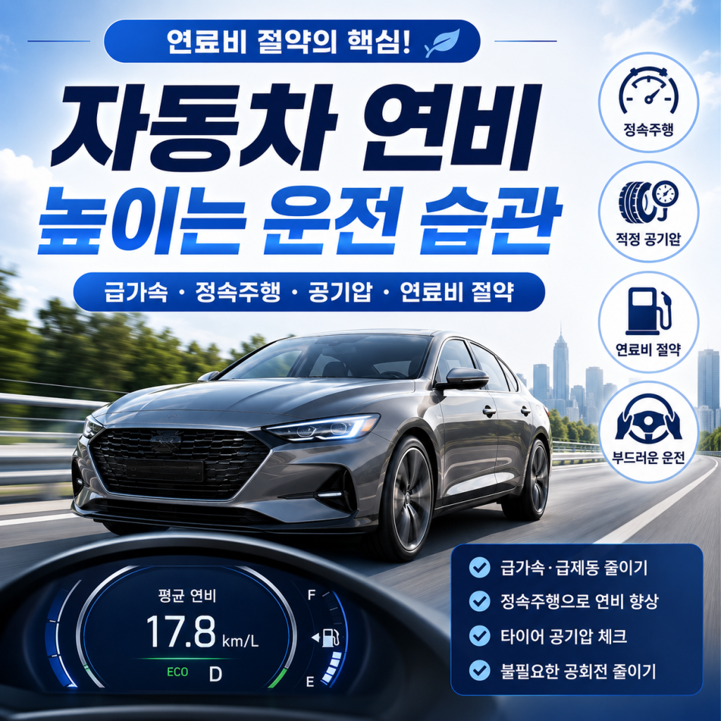 자동차 연비 높이는 운전 습관
