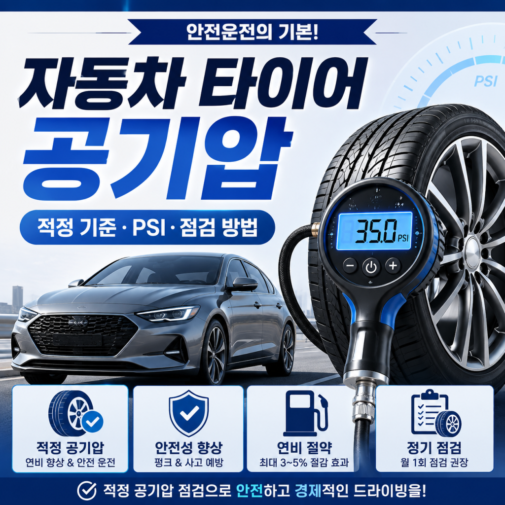 자동차 타이어 공기압
