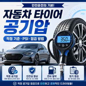 자동차 타이어 공기압