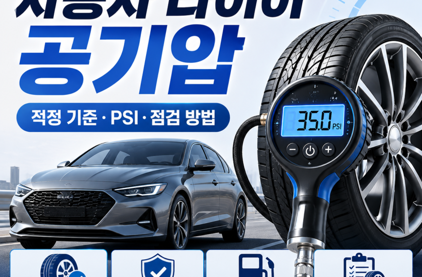 자동차 타이어 공기압
