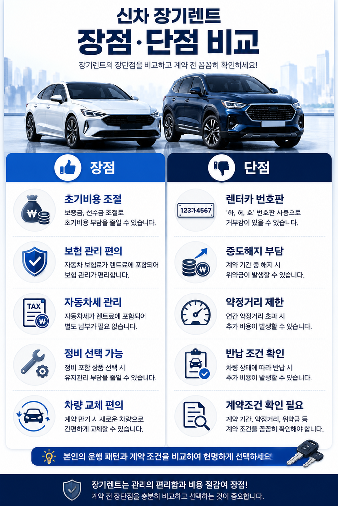 장기렌트 장단점 1