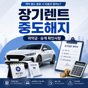 장기렌트 중도해지