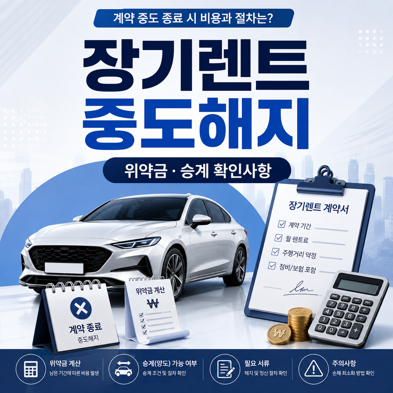 장기렌트 중도해지