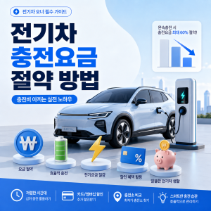 전기차 충전요금 절약 방법