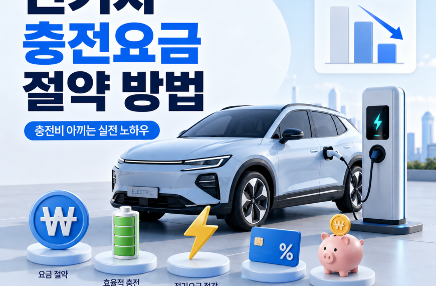 전기차 충전요금 절약 방법