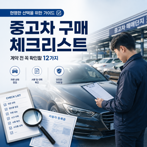 중고차 구매 체크리스트