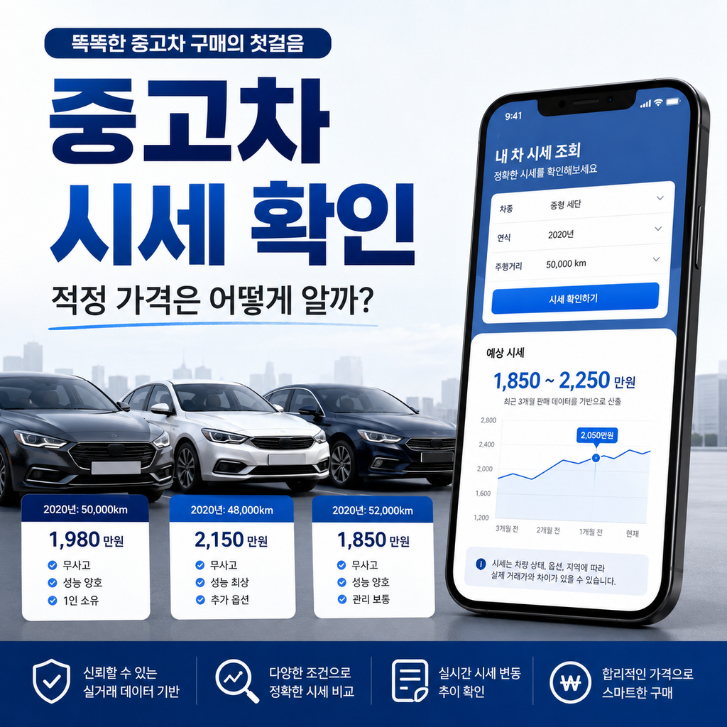 중고차 시세 확인
