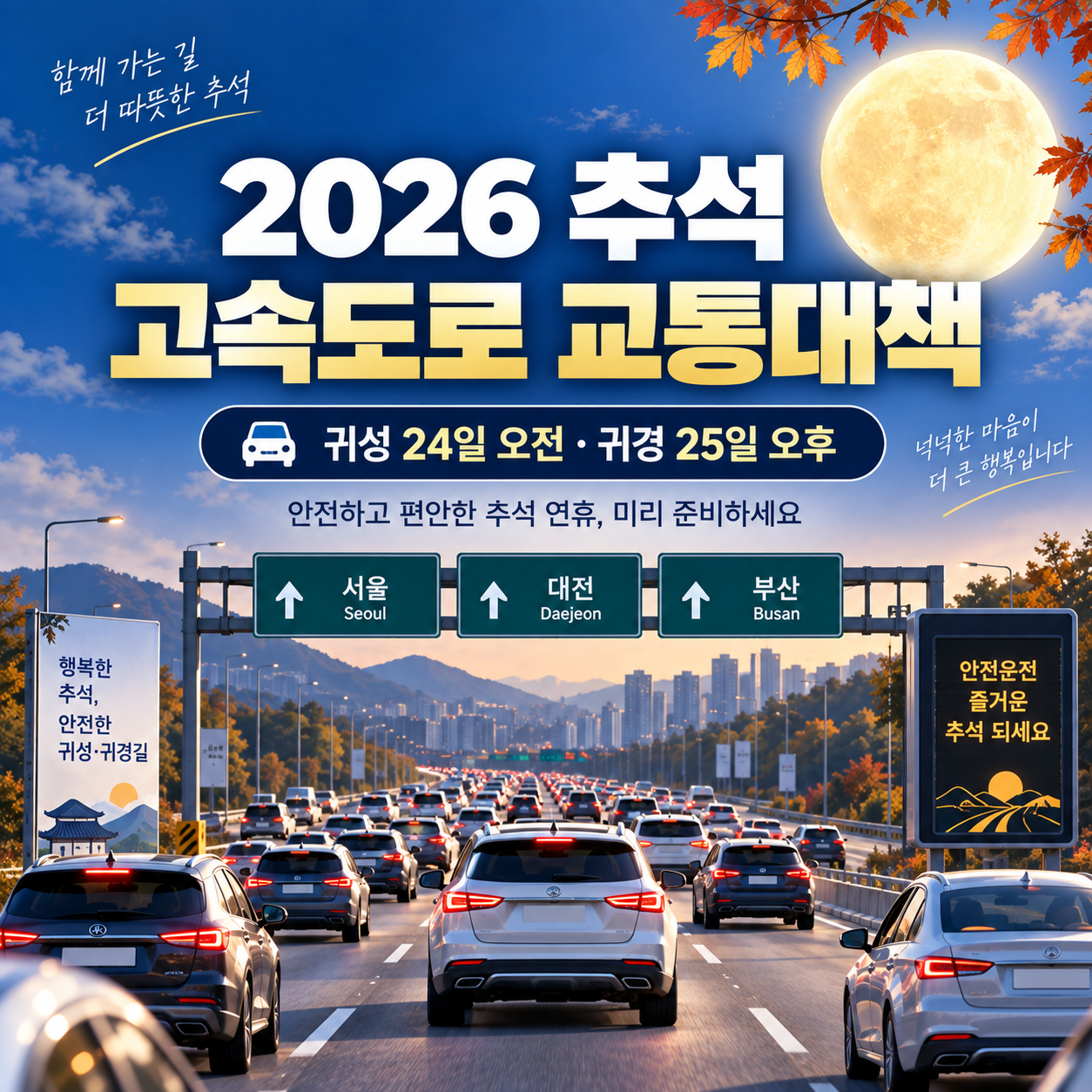 2026 추석 고속도로 교통대책