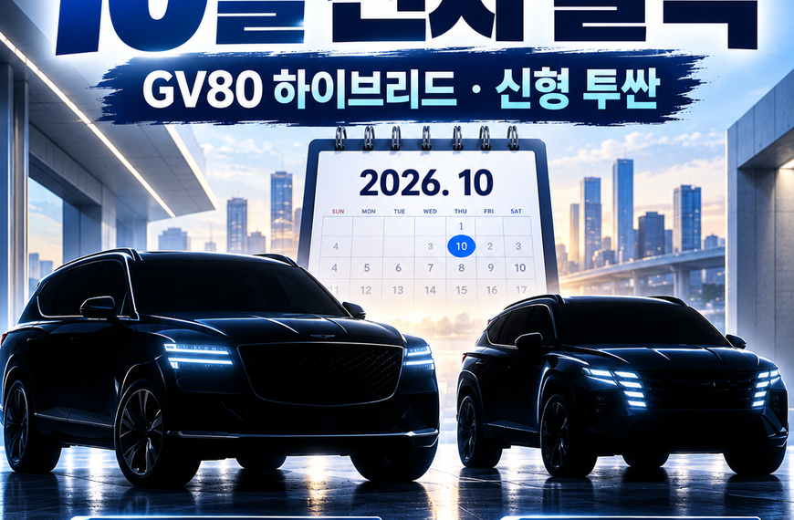 2026년 10월 신차