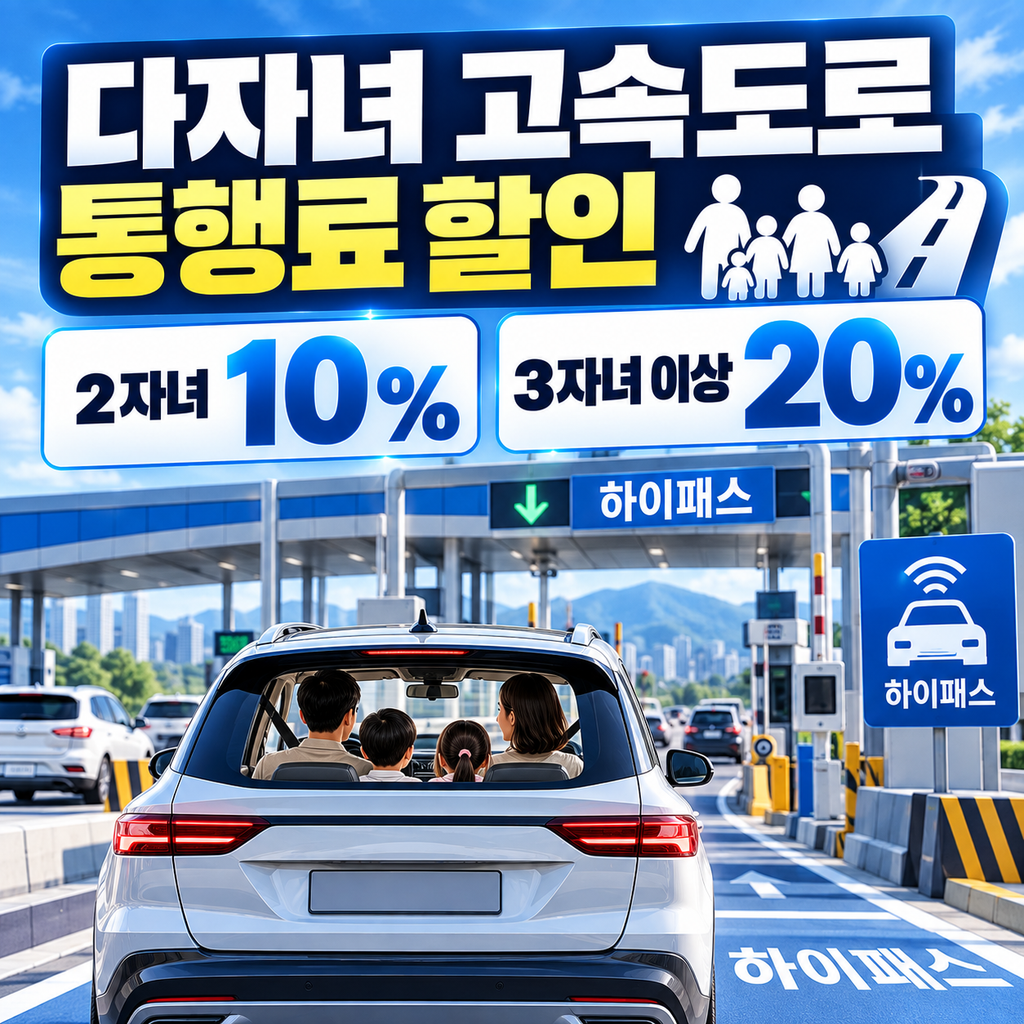 다자녀 고속도로 통행료 할인