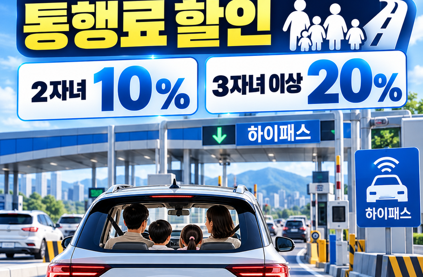 다자녀 고속도로 통행료 할인