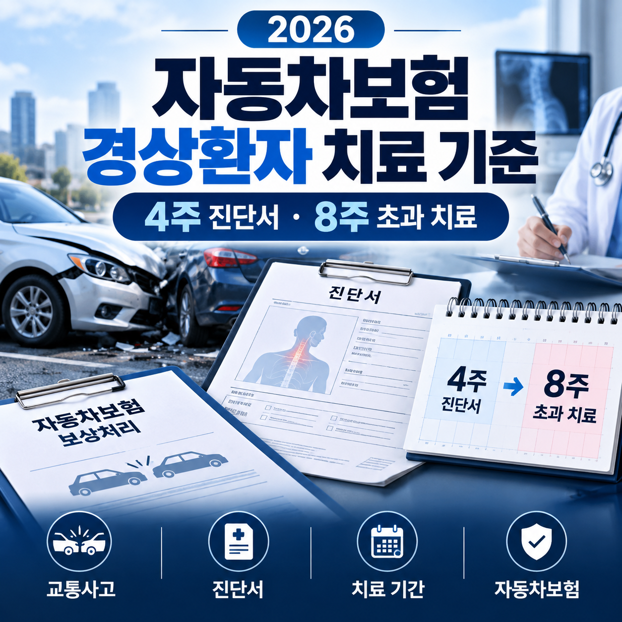 자동차보험 경상환자 치료 기준