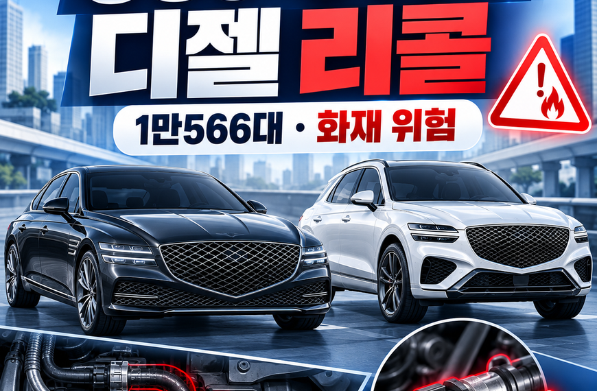 제네시스 G80 GV70 리콜