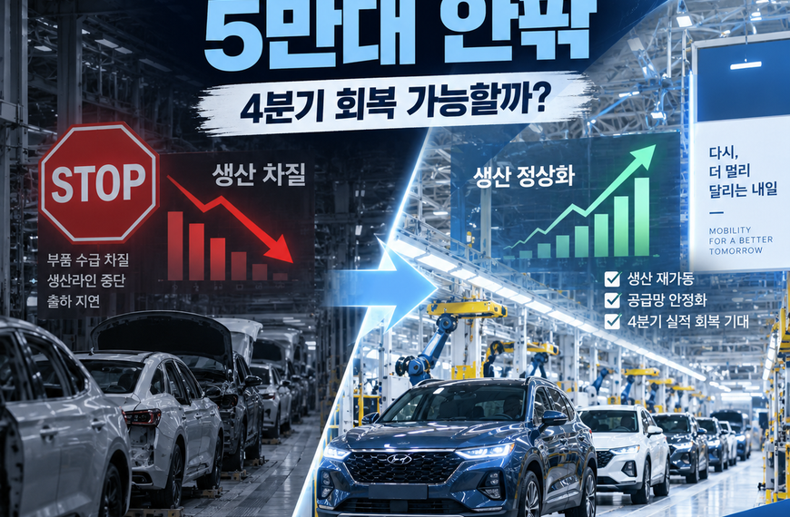 현대차 파업 생산차질