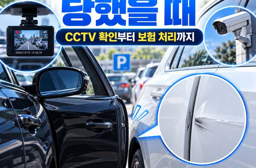 자동차 문콕 대처 방법