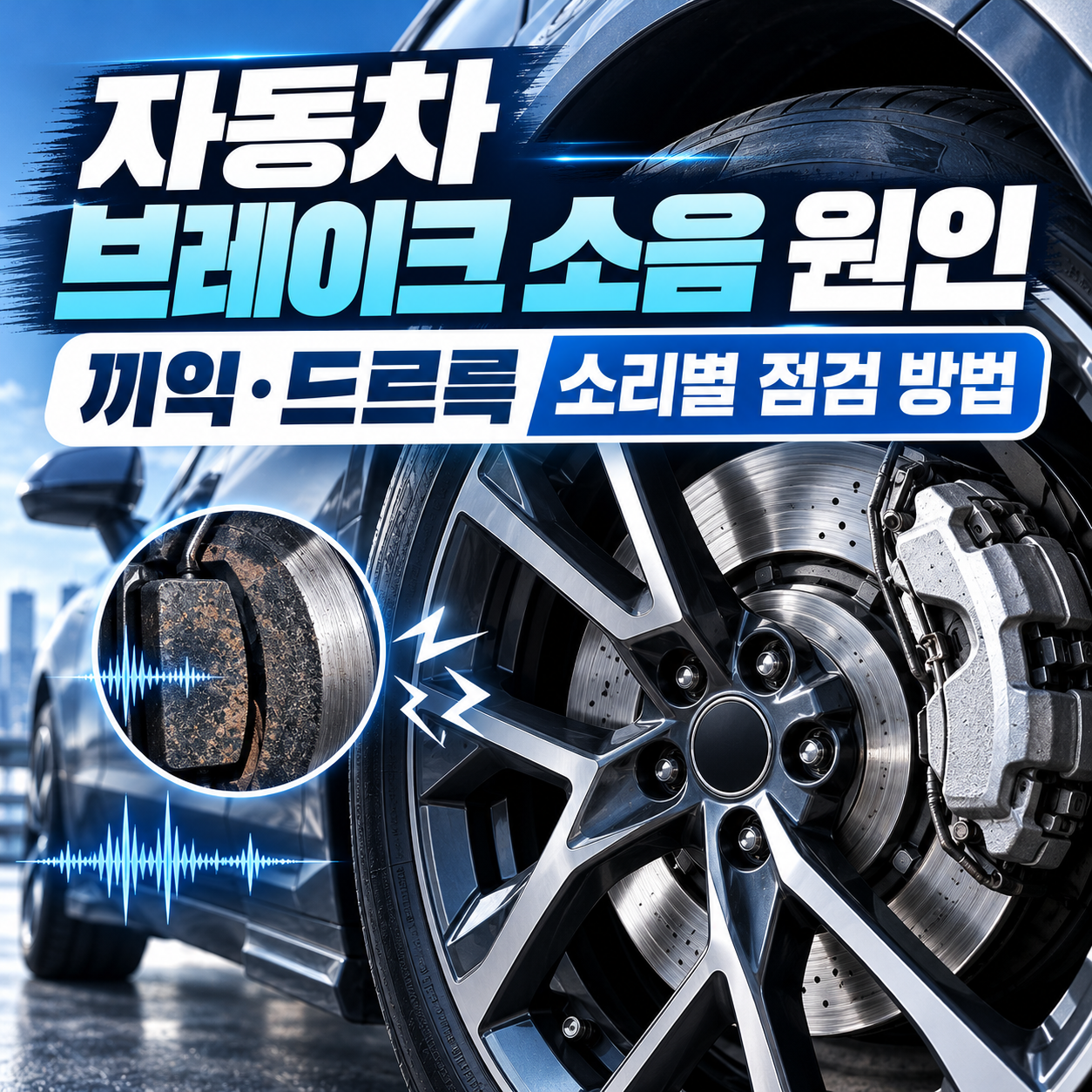 자동차 브레이크 소음 원인