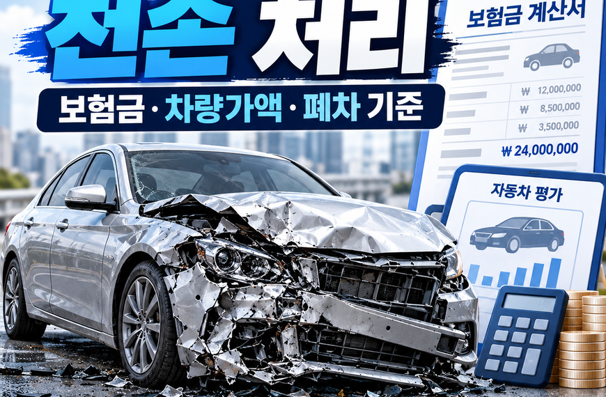 자동차 사고 전손 처리