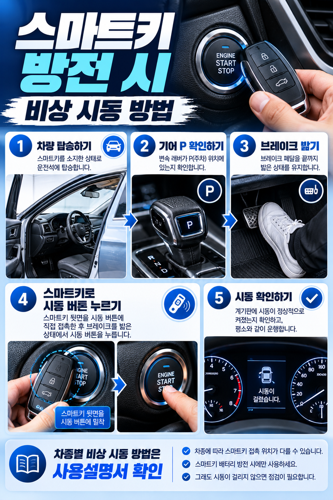 자동차 스마트키 인식 안 될 때 1