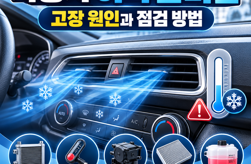 자동차 히터 찬바람